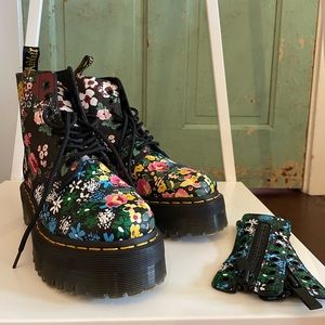 Doc Martens Sinclair floral mashup w7